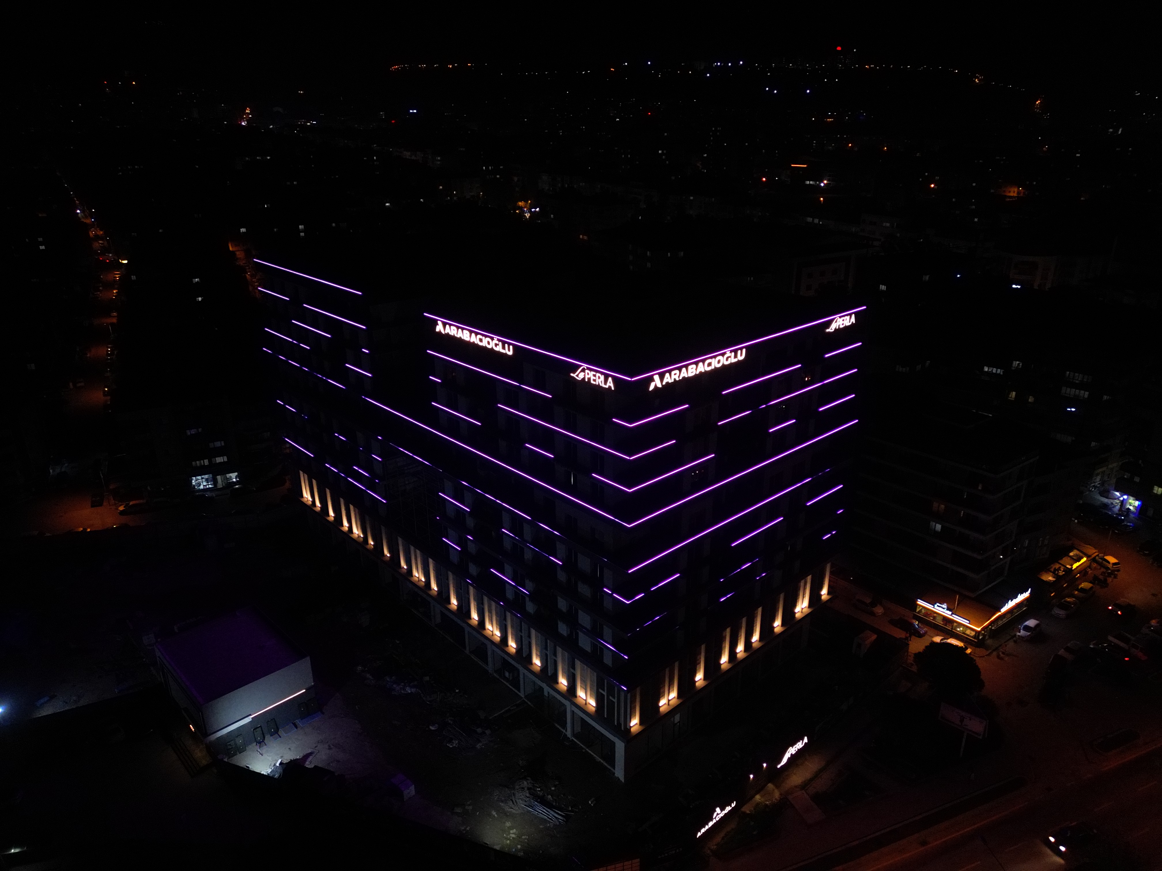 Dış Cephe Led Animasyon Aydınlatma