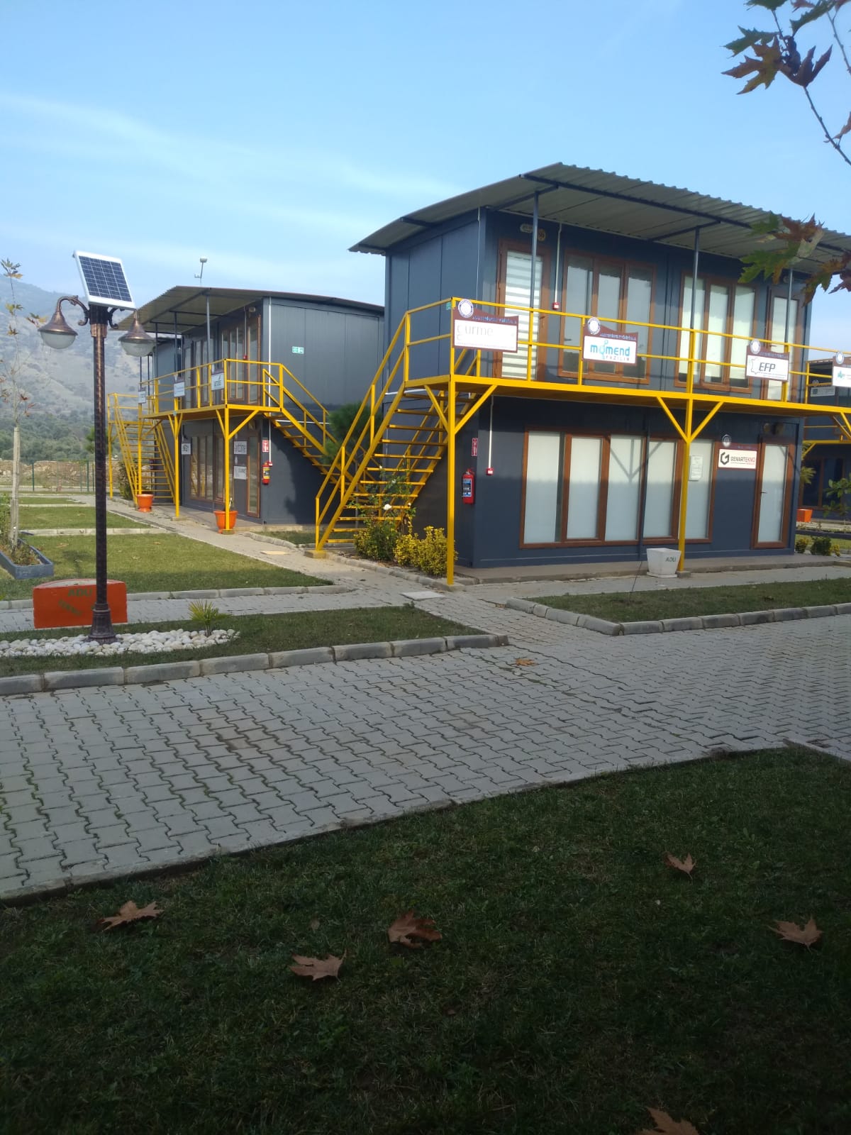 ADÜ Teknokent konvansiyonel yangın alarm sistemi projesi